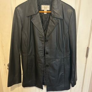 Classic Black Leather Jacket
